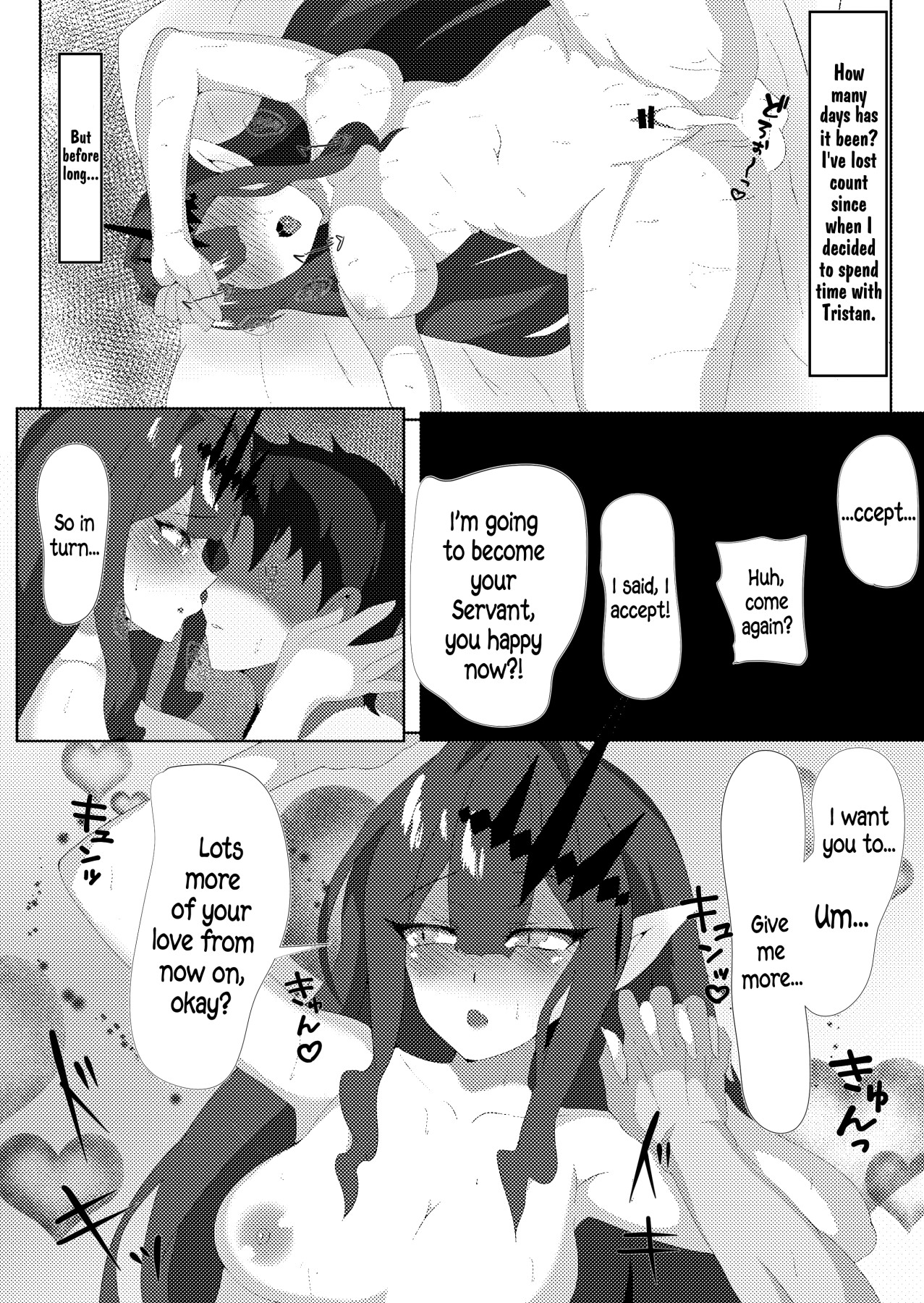 Hentai Manga Comic-Fairy Knight and Insatiable Master-Read-38